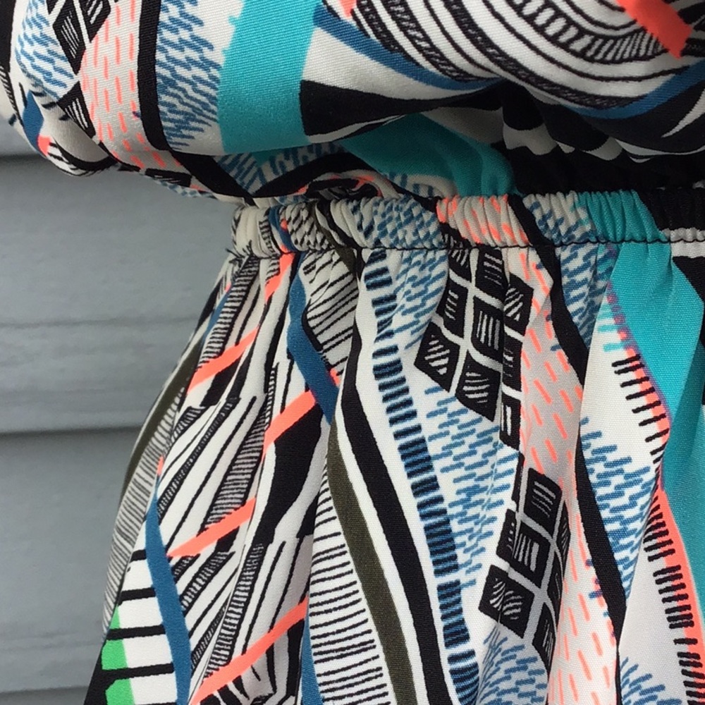 Express Multi Color Zebra Print Dress - image 7